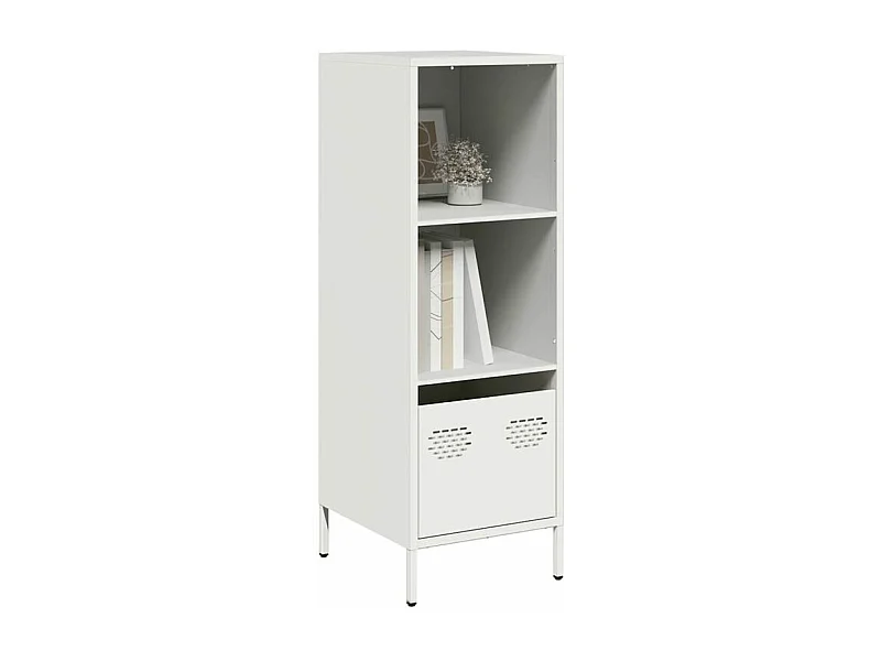 Buffet haut blanc 35x39x103,5 acier