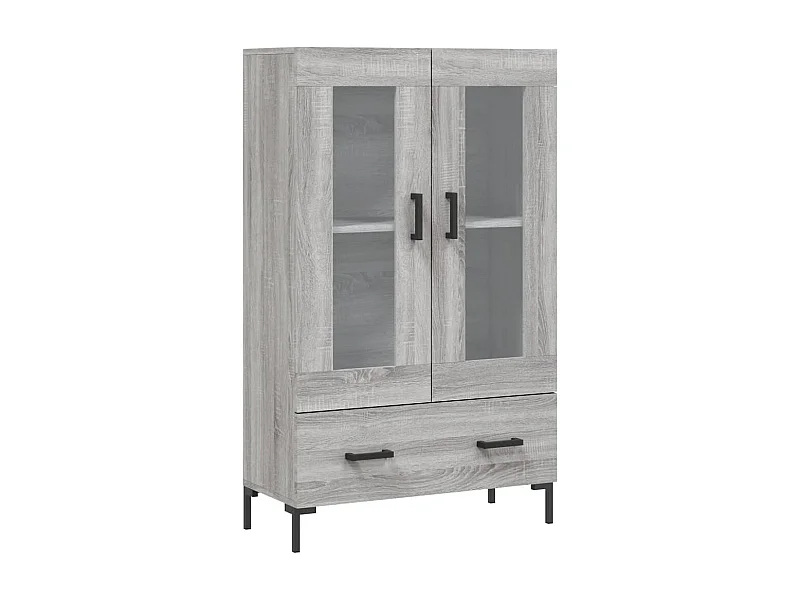 Buffet haut sonoma gris 69,5x31x115 bois d'ingénierie