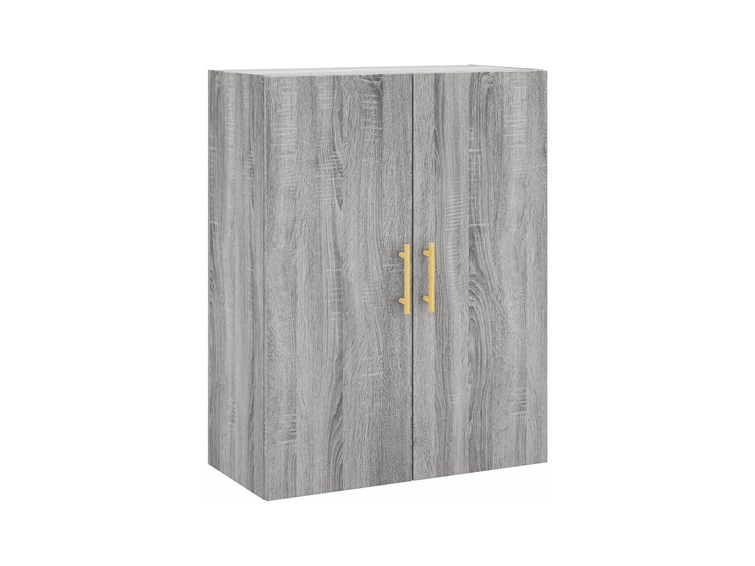 Buffet haut Sonoma gris 69,5x34x180 Bois d'ingénierie