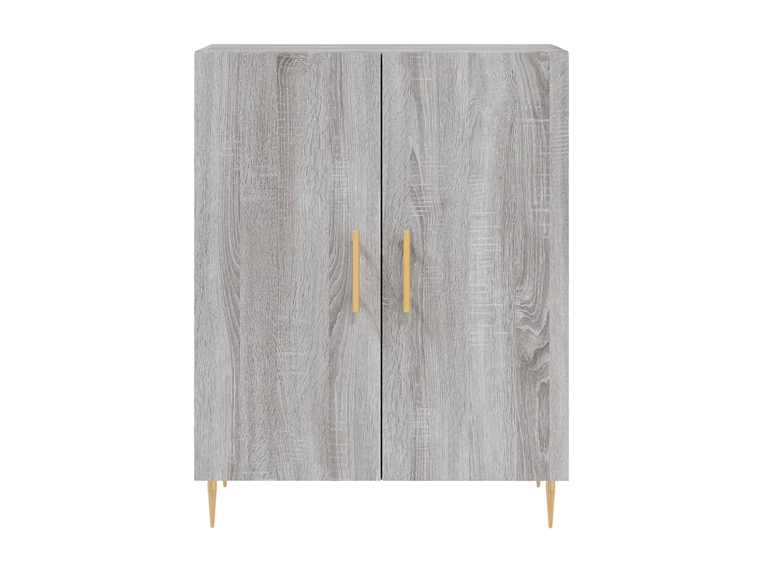 Buffet haut Sonoma gris 69,5x34x180 Bois d'ingénierie