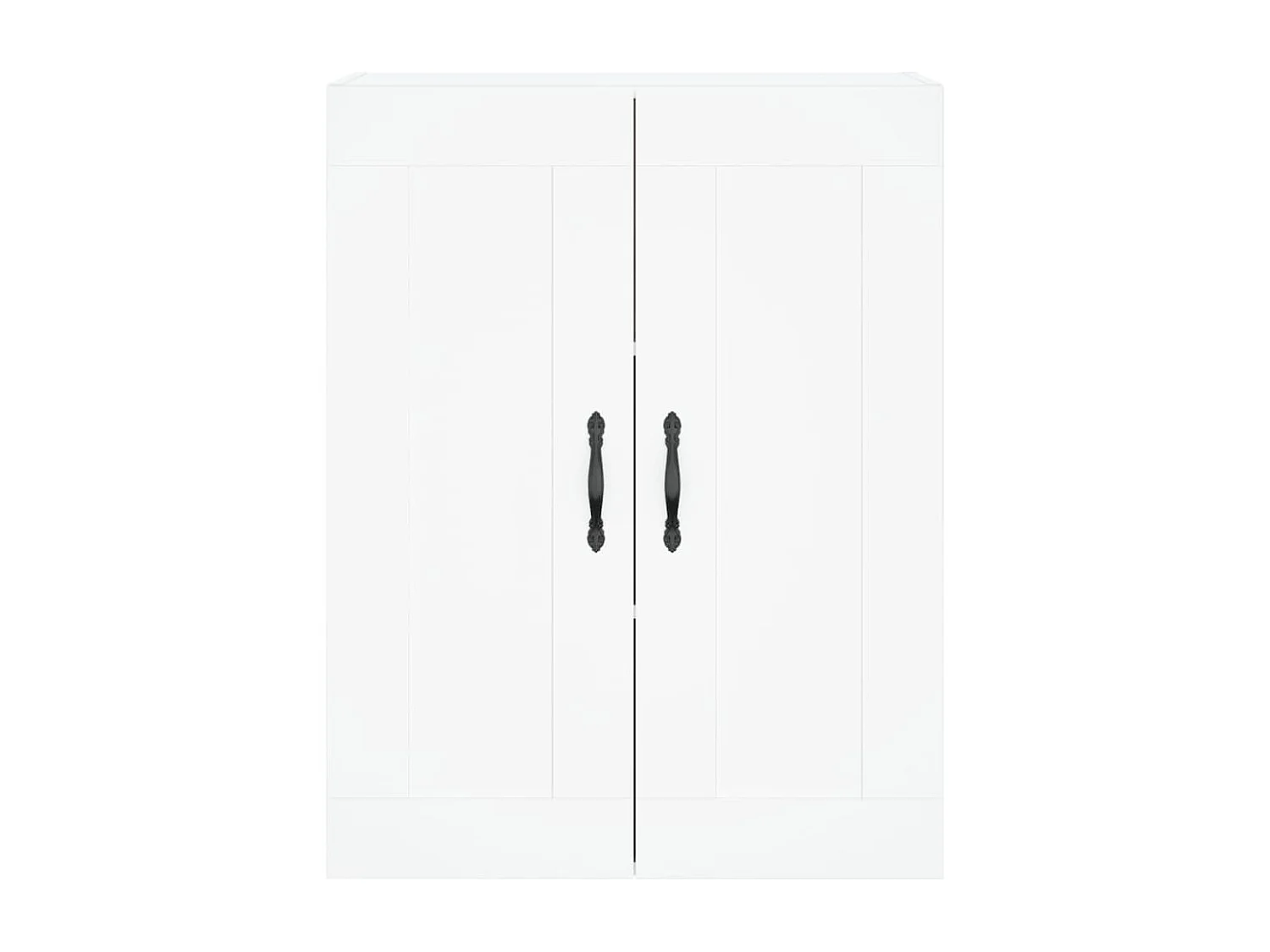 Buffet haut Blanc 69,5x34x180 Bois d'ingénierie