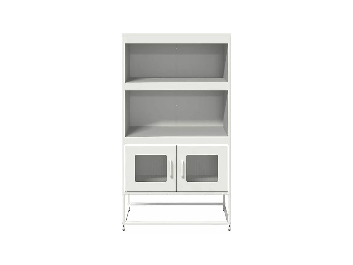Buffet haut blanc 68x39x123 acier