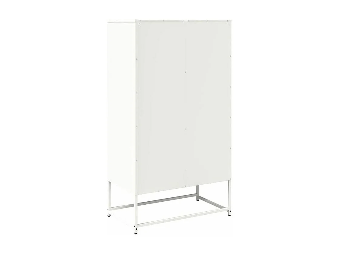 Buffet haut blanc 68x39x123 acier