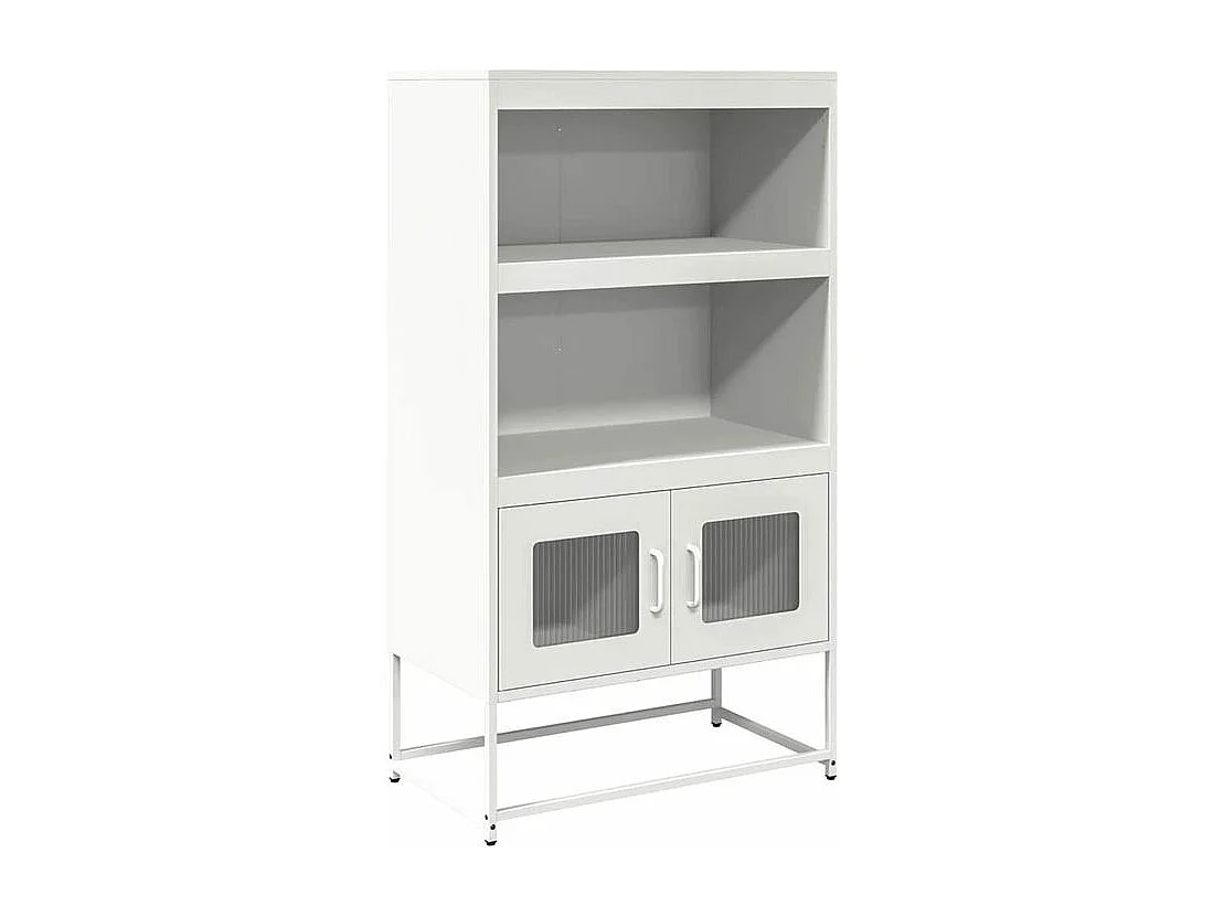 Buffet haut blanc 68x39x123 acier