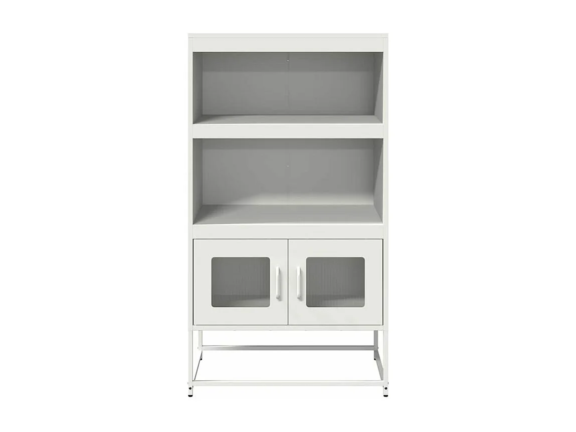 Buffet haut blanc 68x39x123 acier