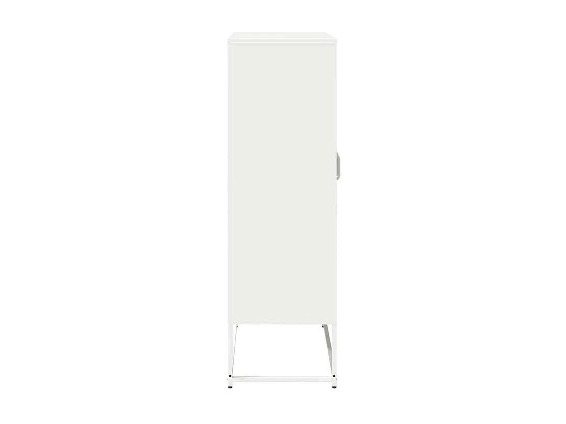 Buffet haut blanc 68x39x123 acier