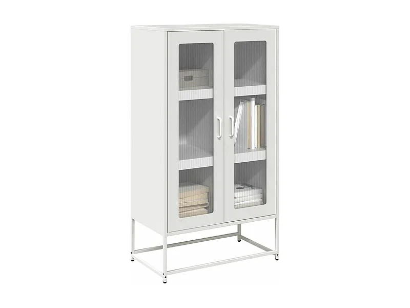 Buffet haut blanc 68x39x123 acier