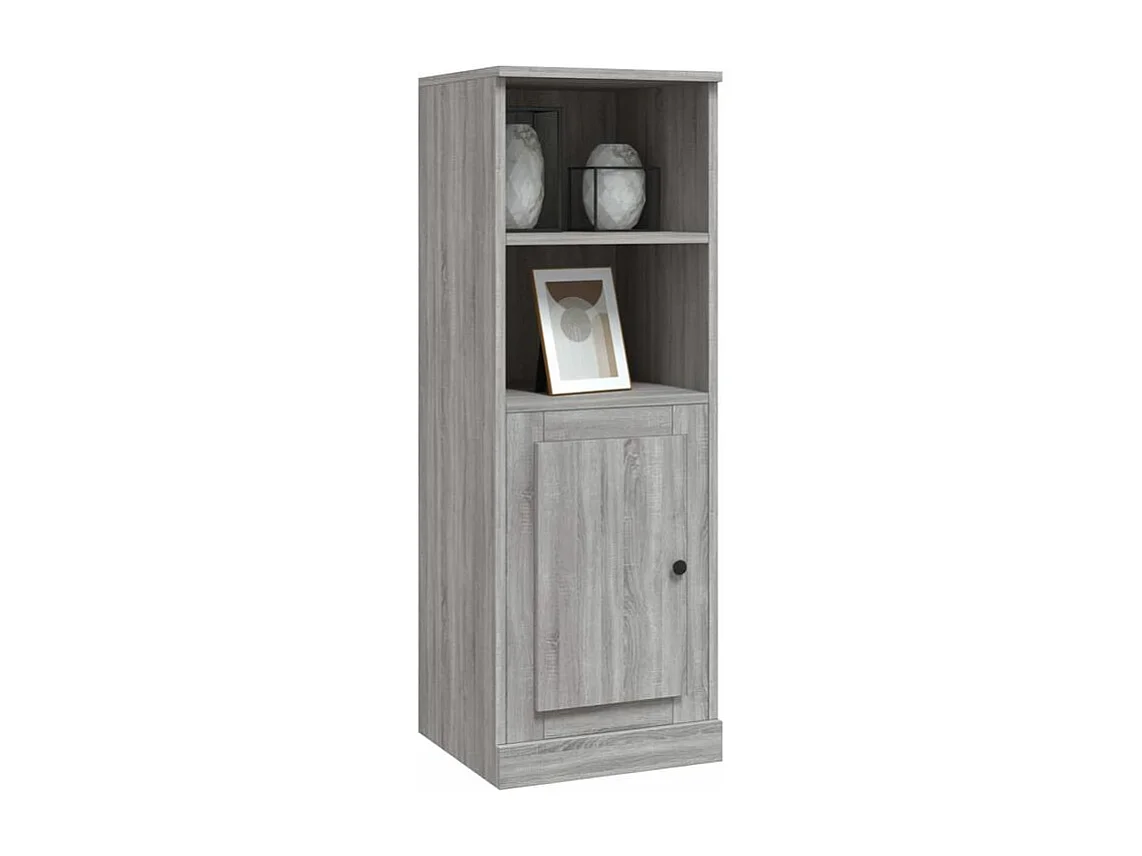Buffet haut sonoma gris 36x35,5x103,5 bois d'ingénierie