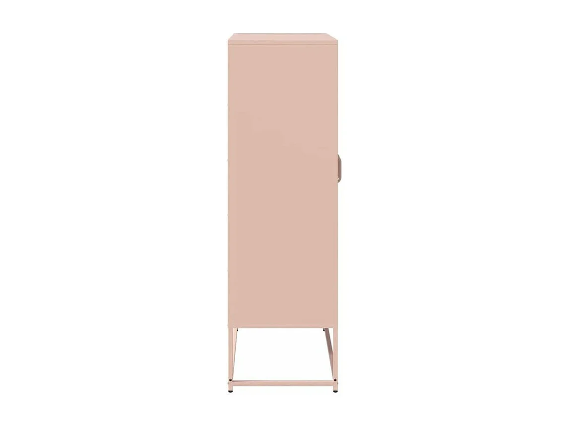 Buffet haut rose 68x39x123 acier