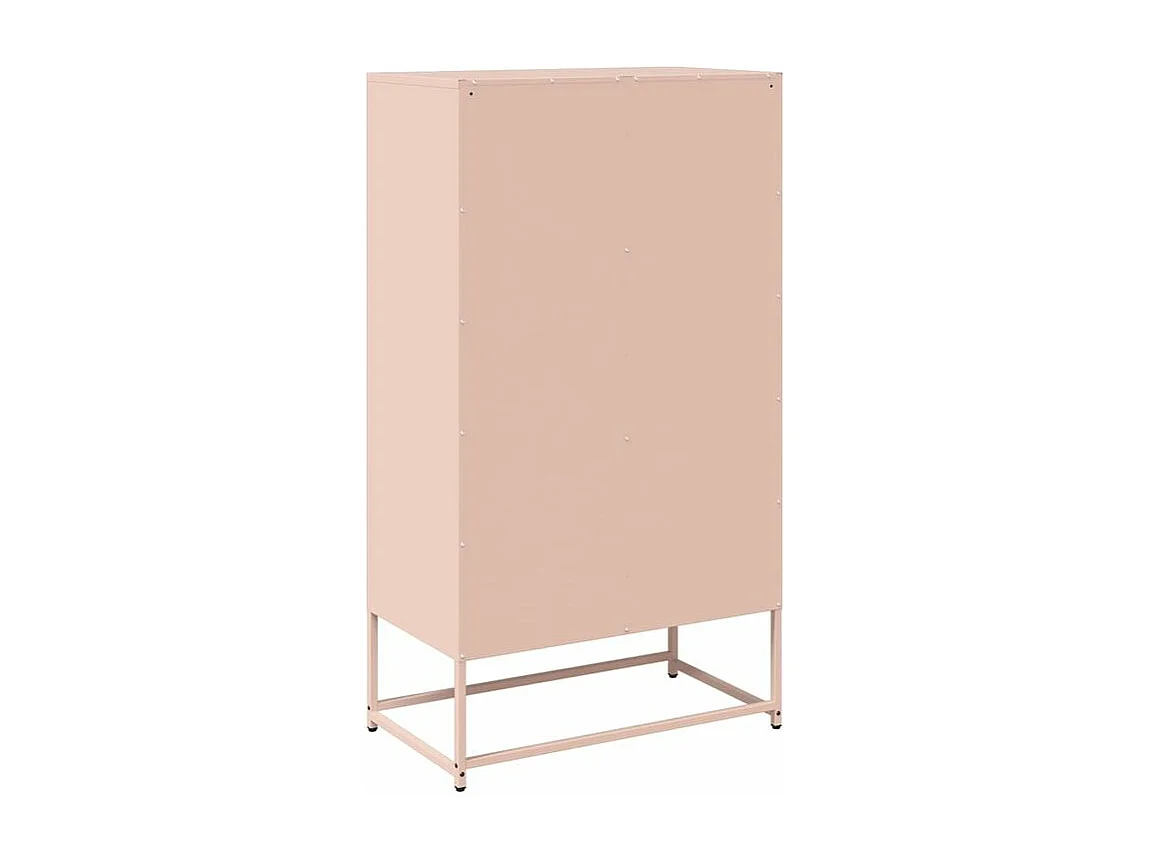 Buffet haut rose 68x39x123 acier