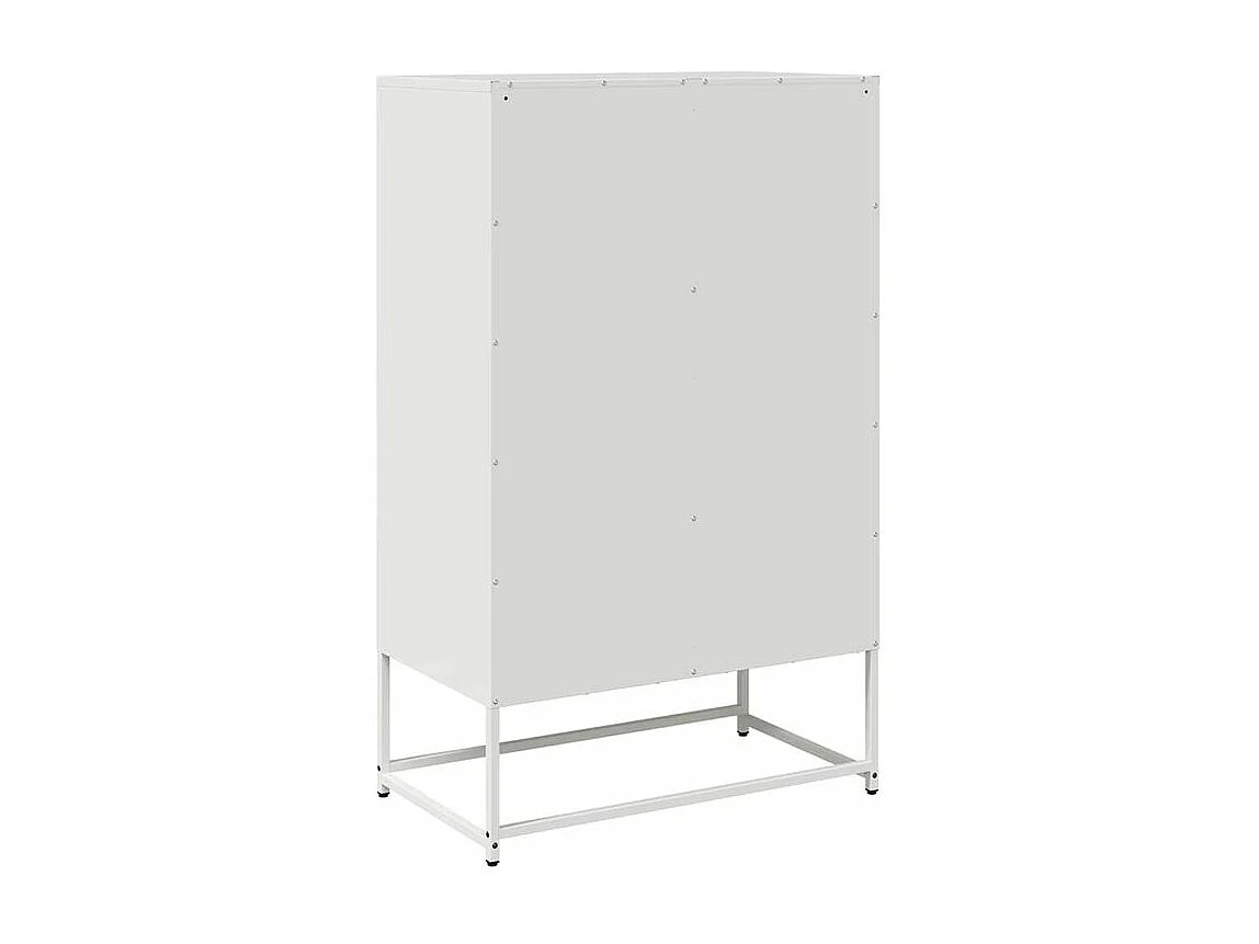 Buffet haut blanc 68x39x111,5 acier