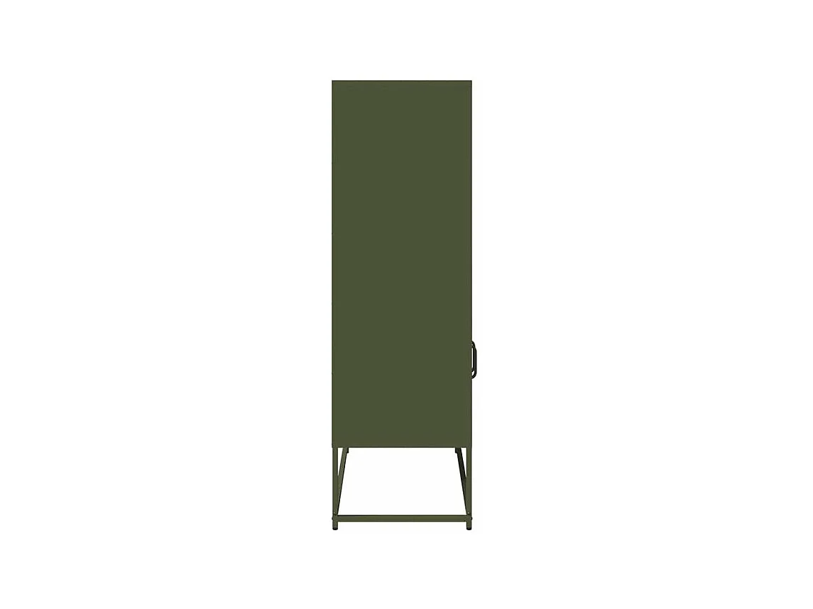 Buffet haut vert olive 68x39x123 acier