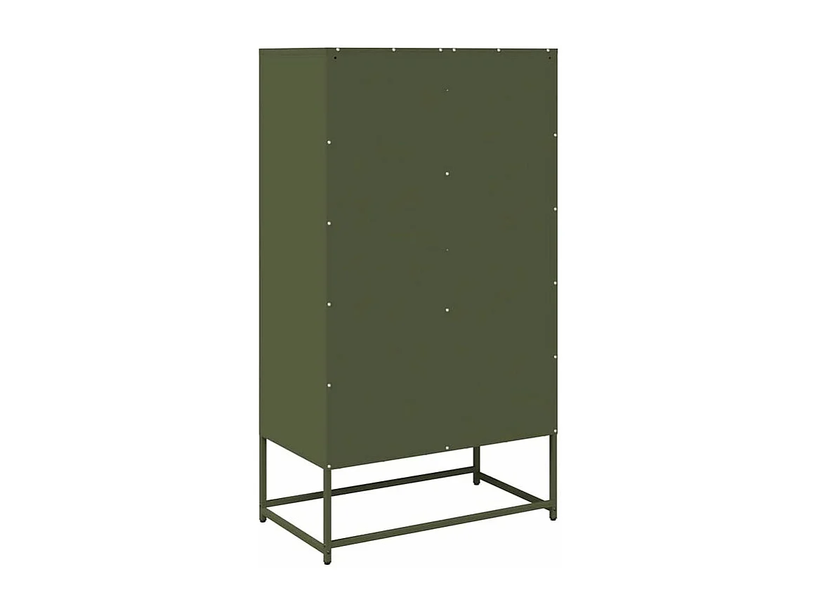 Buffet haut vert olive 68x39x123 acier