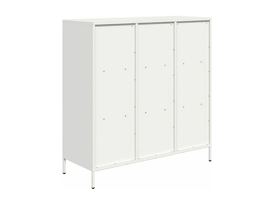 Buffet haut blanc 101,5x39x103,5 acier