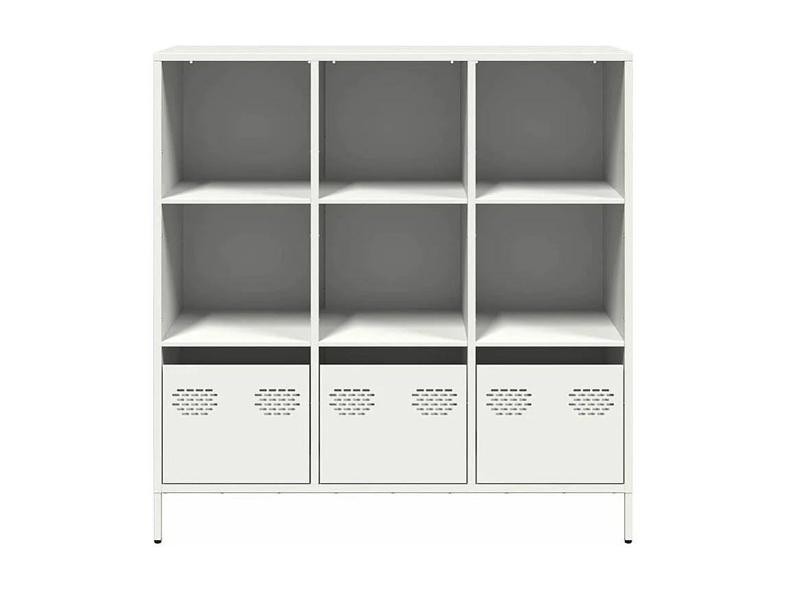 Buffet haut blanc 101,5x39x103,5 acier