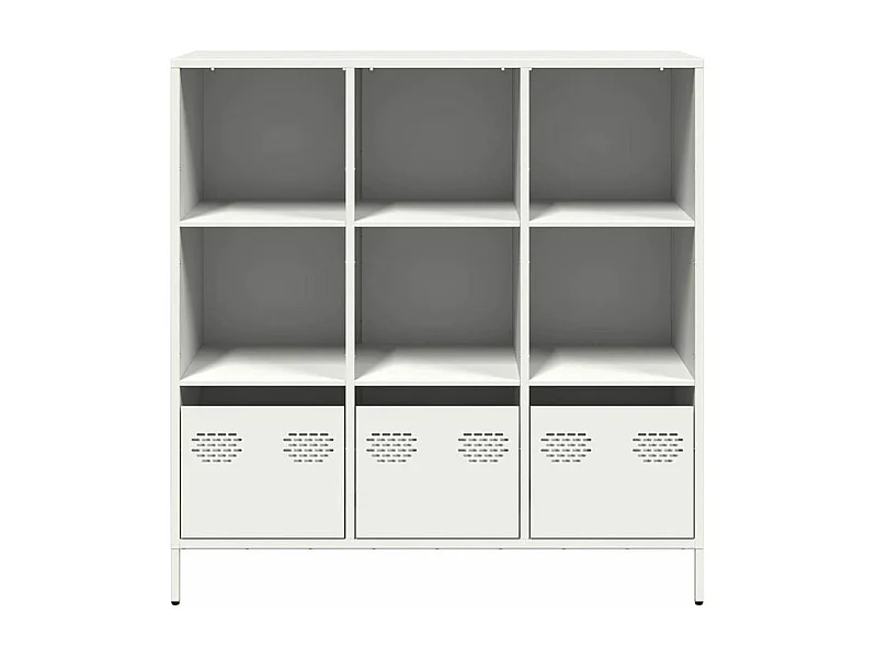 Buffet haut blanc 101,5x39x103,5 acier