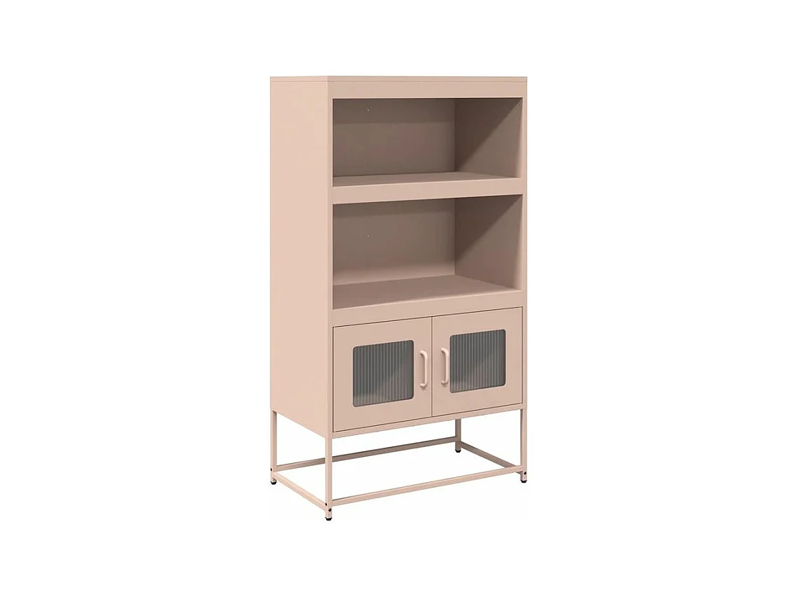 Buffet haut rose 68x39x123 acier