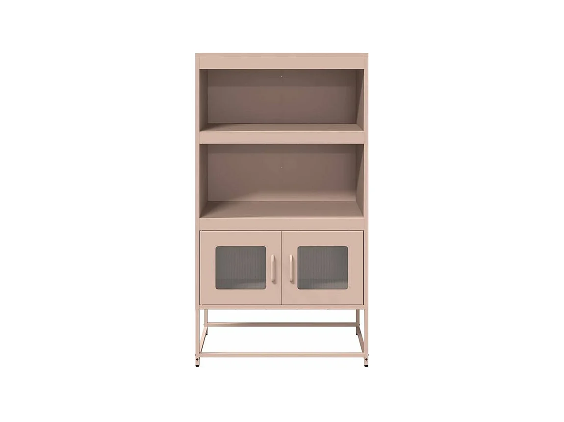 Buffet haut rose 68x39x123 acier