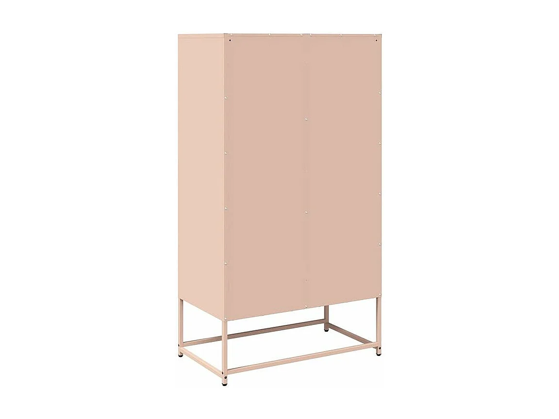 Buffet haut rose 68x39x123 acier
