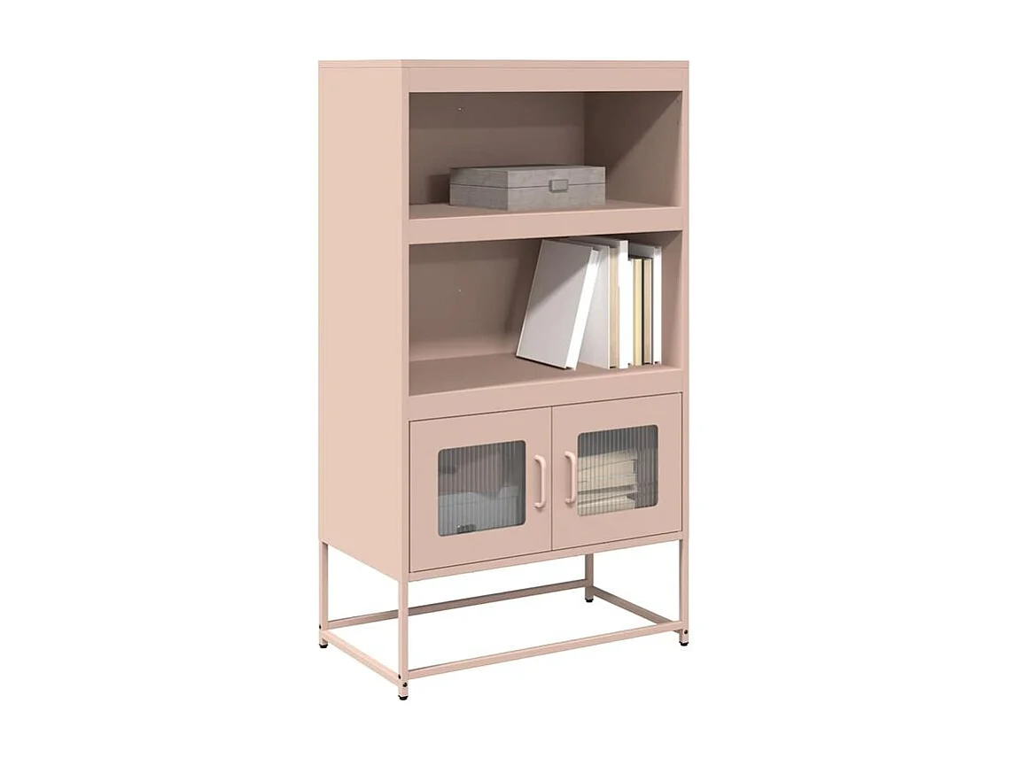 Buffet haut rose 68x39x123 acier