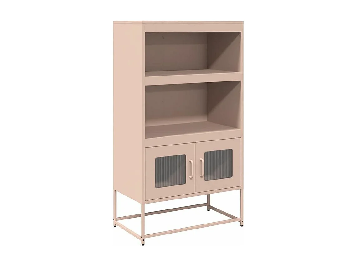 Buffet haut rose 68x39x123 acier