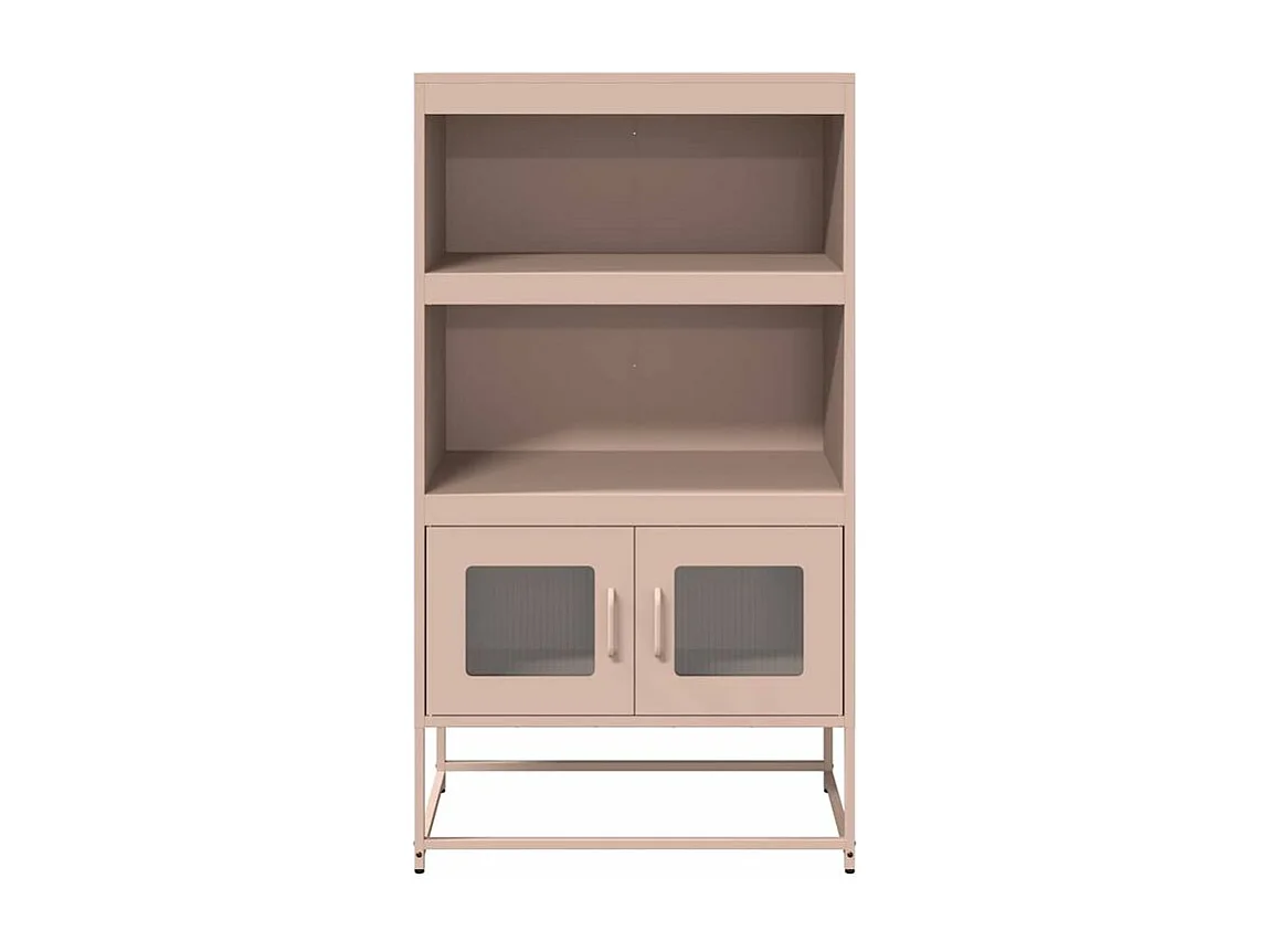 Buffet haut rose 68x39x123 acier