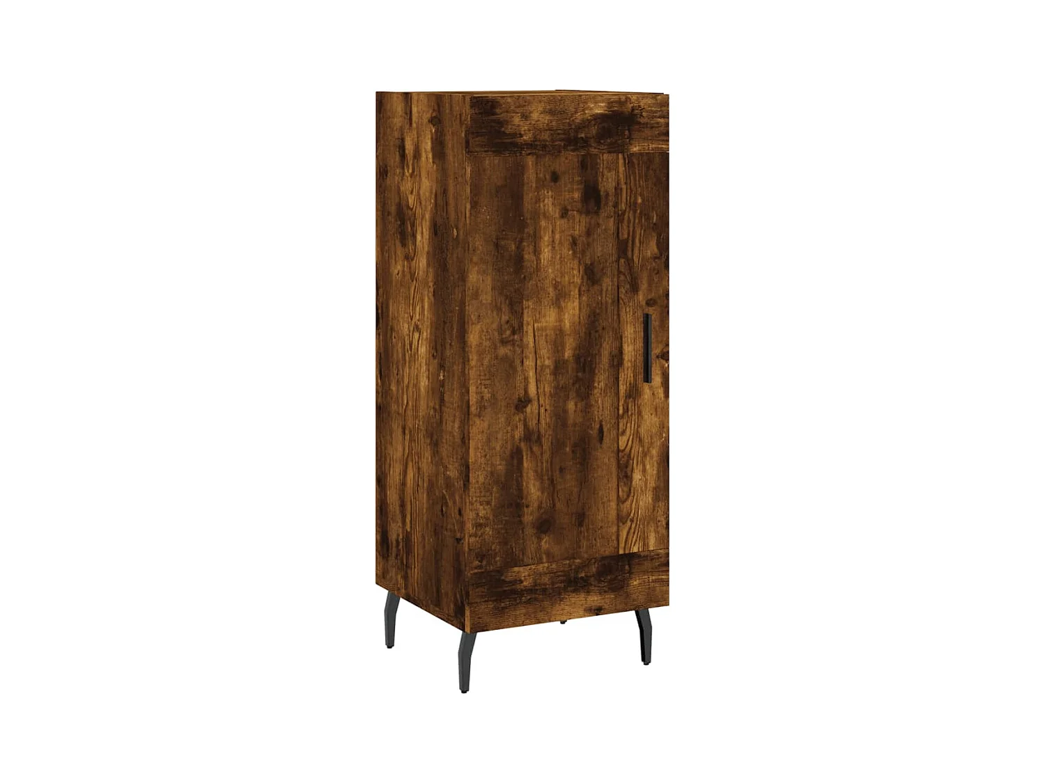 Buffet haut Chêne fumé 34,5x34x180 Bois d'ingénierie