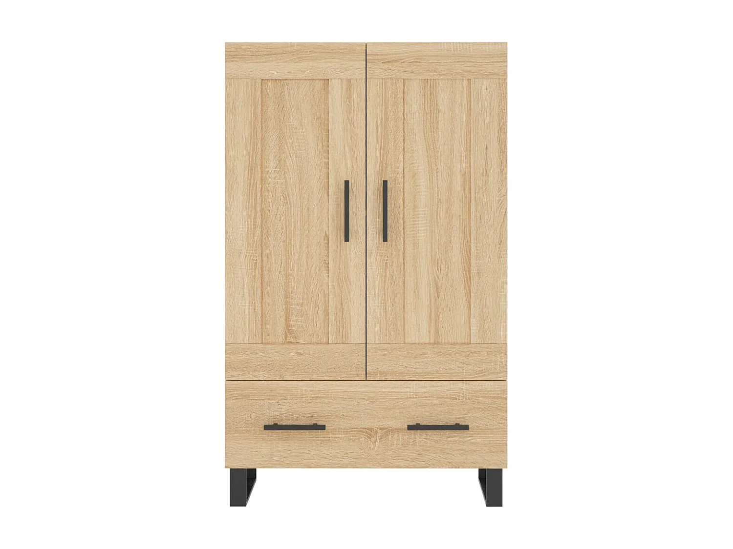 Buffet haut chêne sonoma 69,5x31x115 bois d'ingénierie