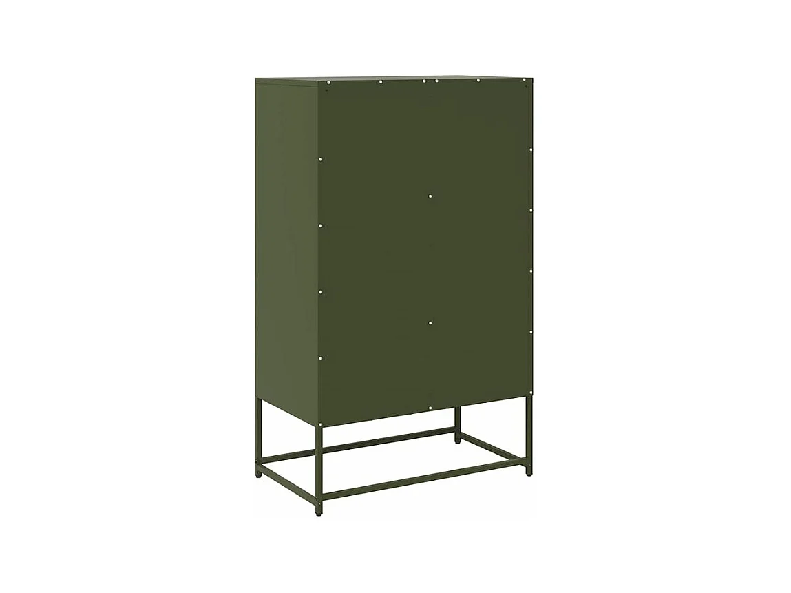 Buffet haut vert olive 68x39x111,5 acier