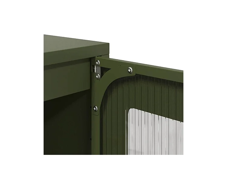 Buffet haut vert olive 68x39x111,5 acier