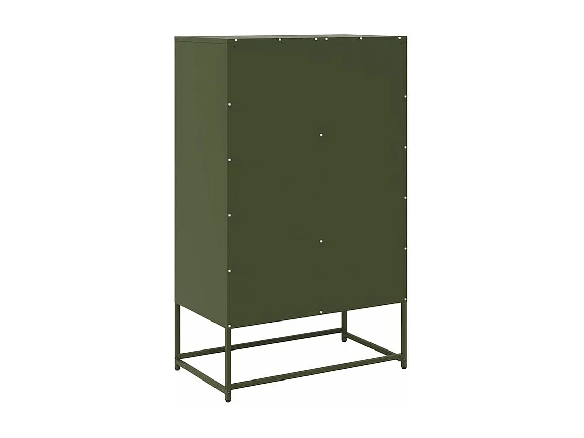 Buffet haut vert olive 68x39x111,5 acier