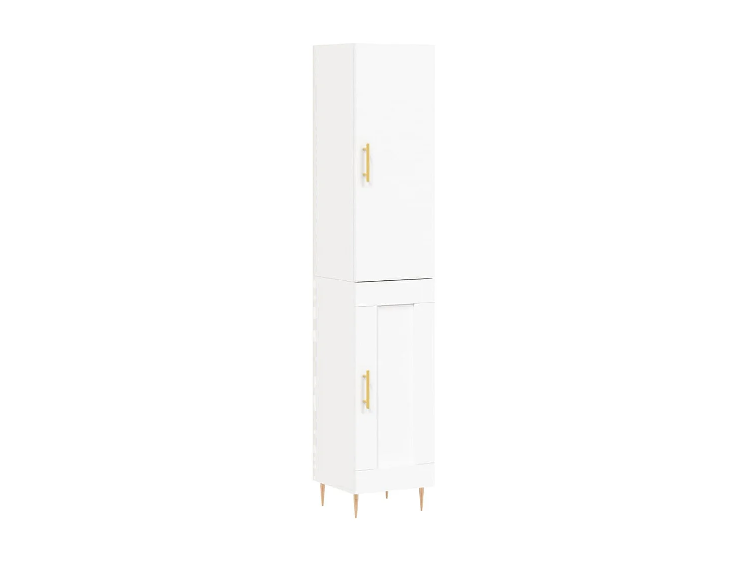 buffet haut blanc et bois