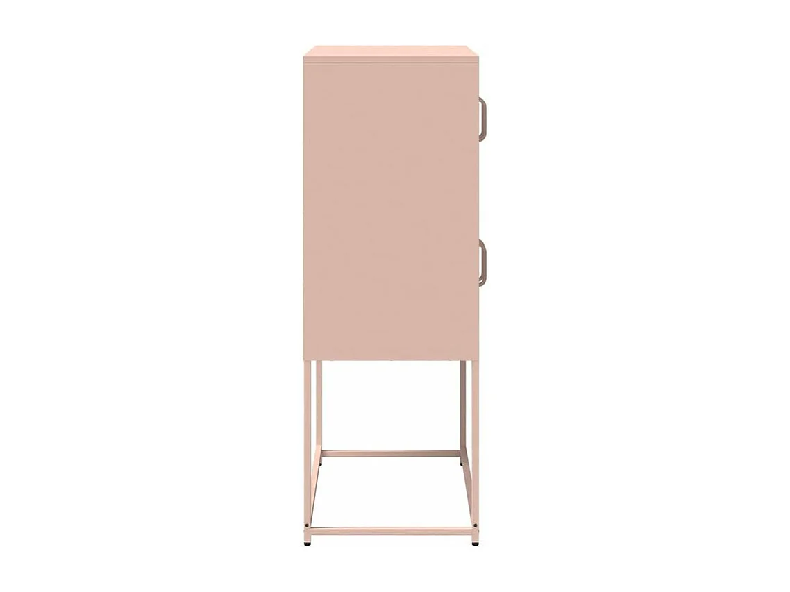 Buffet haut rose 68x39x107 acier
