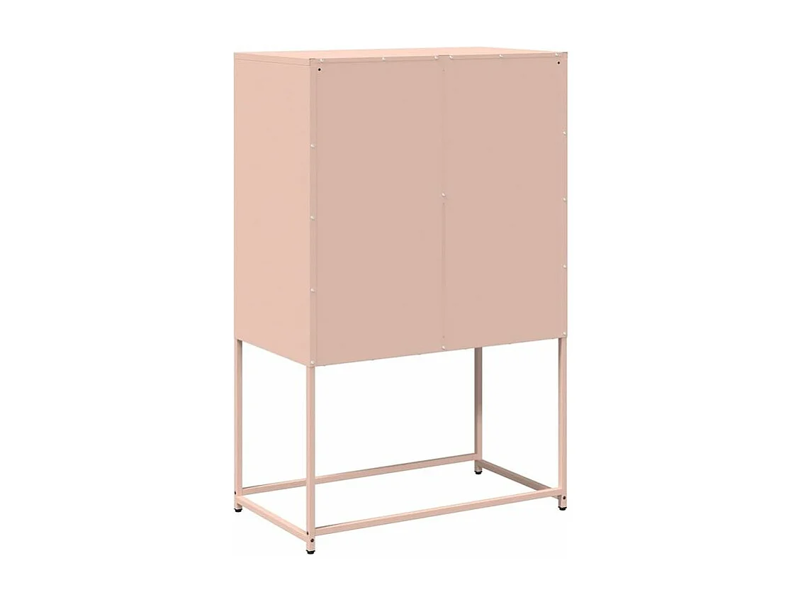 Buffet haut rose 68x39x107 acier