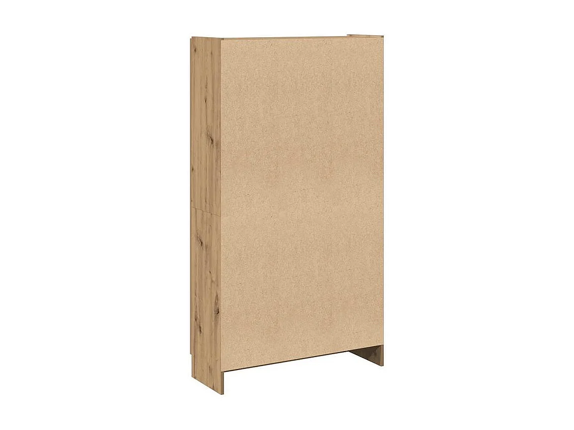 Buffet haut chêne artisanal 82,5x30,5x150 bois d'ingénierie