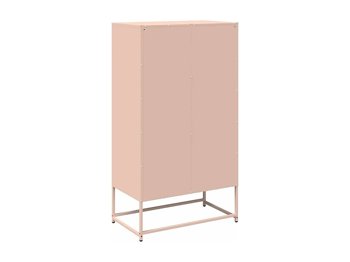 Buffet haut rose 68x39x123 acier
