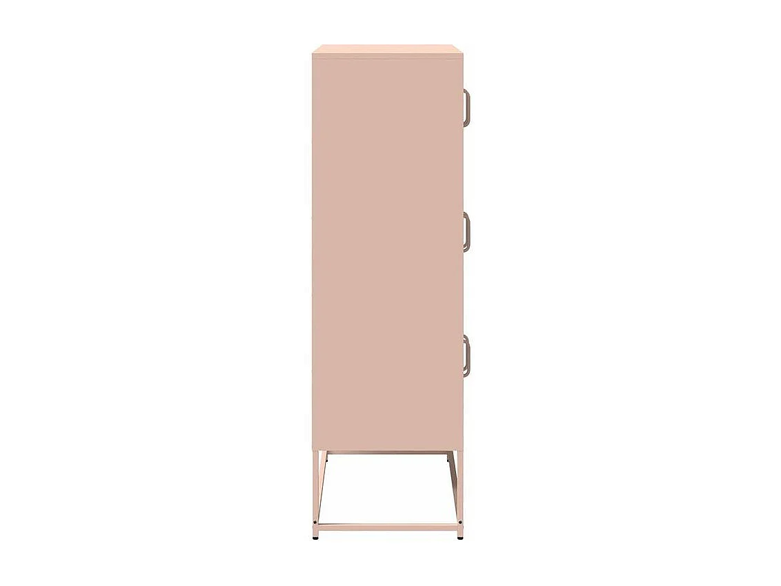 Buffet haut rose 68x39x123 acier