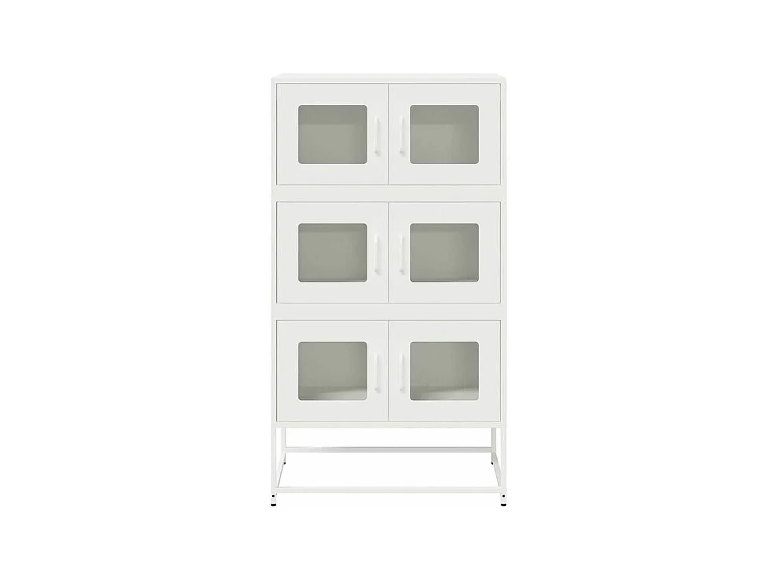 Buffet haut blanc 68x39x123 acier