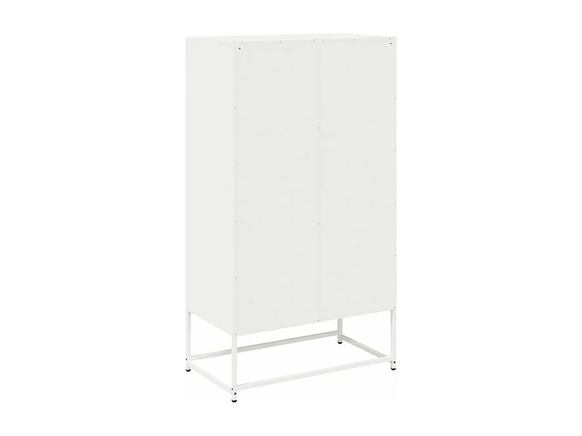 Buffet haut blanc 68x39x123 acier