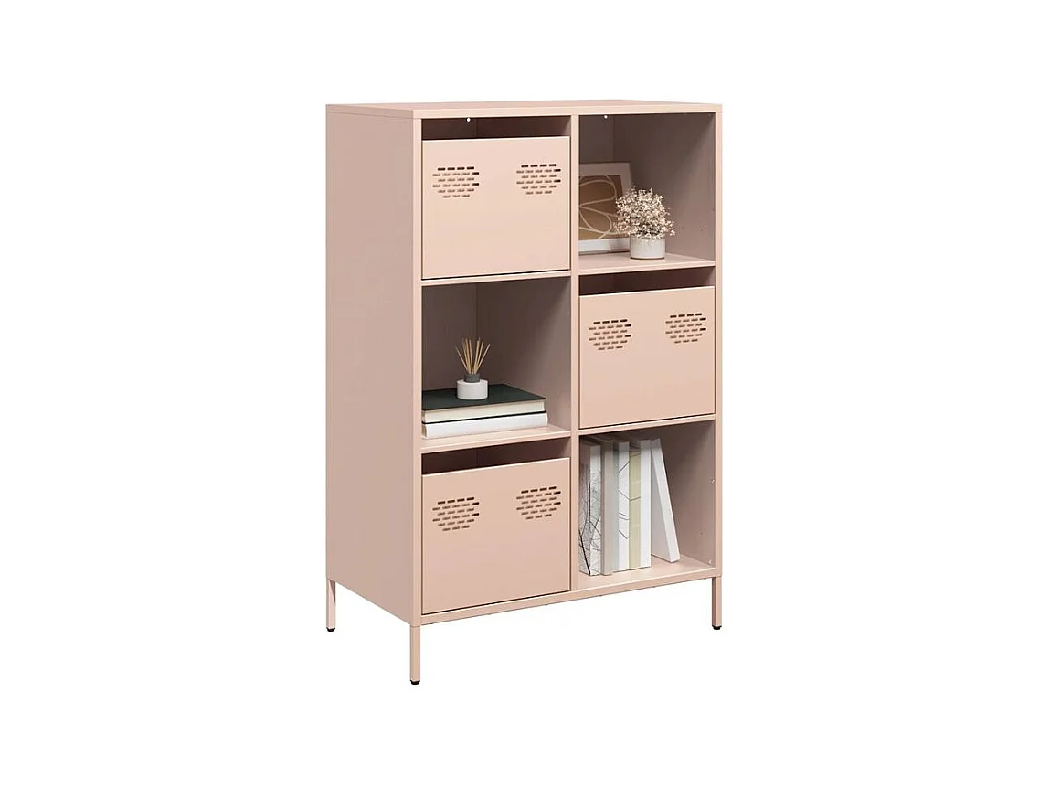 Buffet haut rose 68x39x103,5 acier