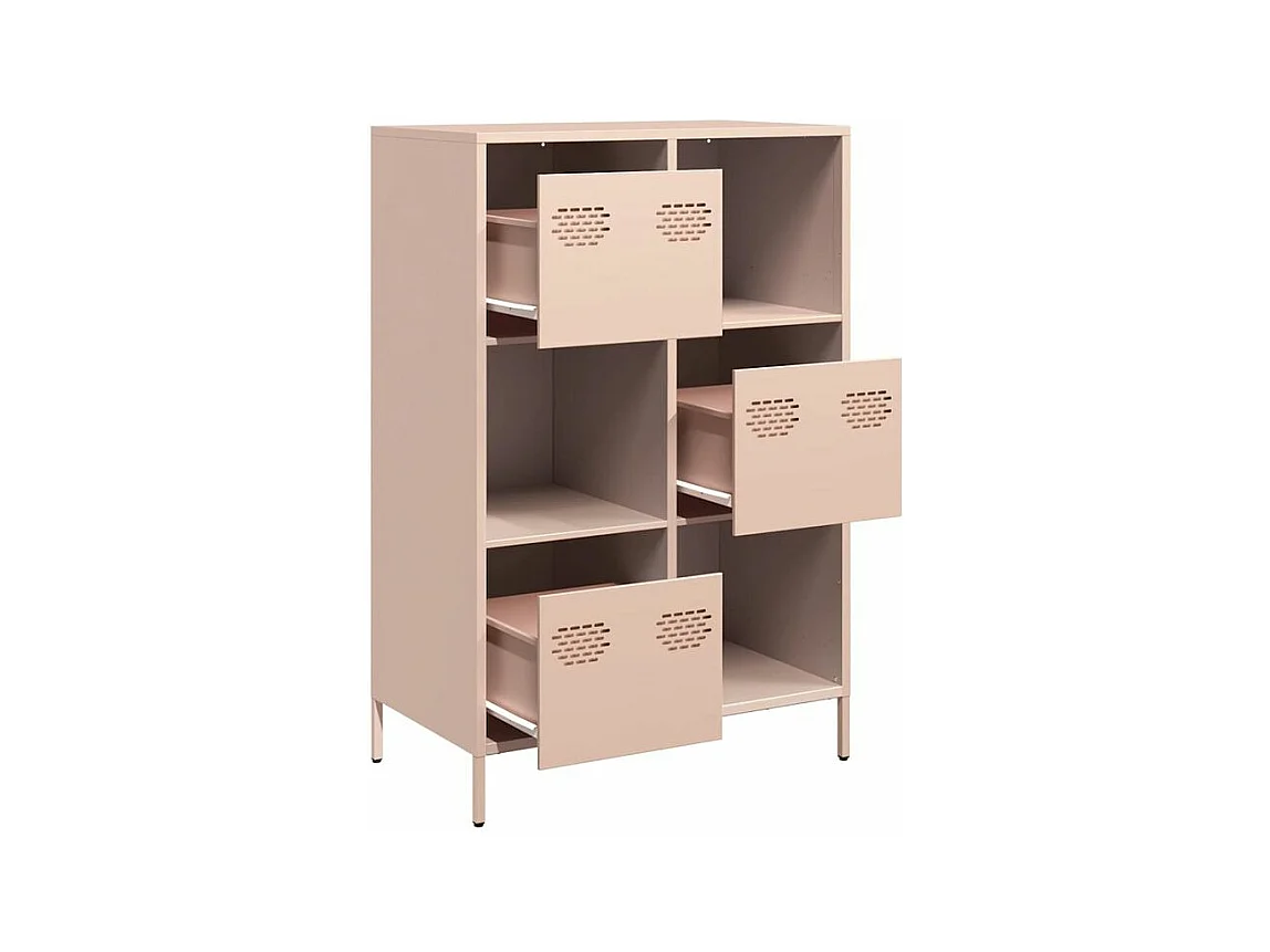Buffet haut rose 68x39x103,5 acier