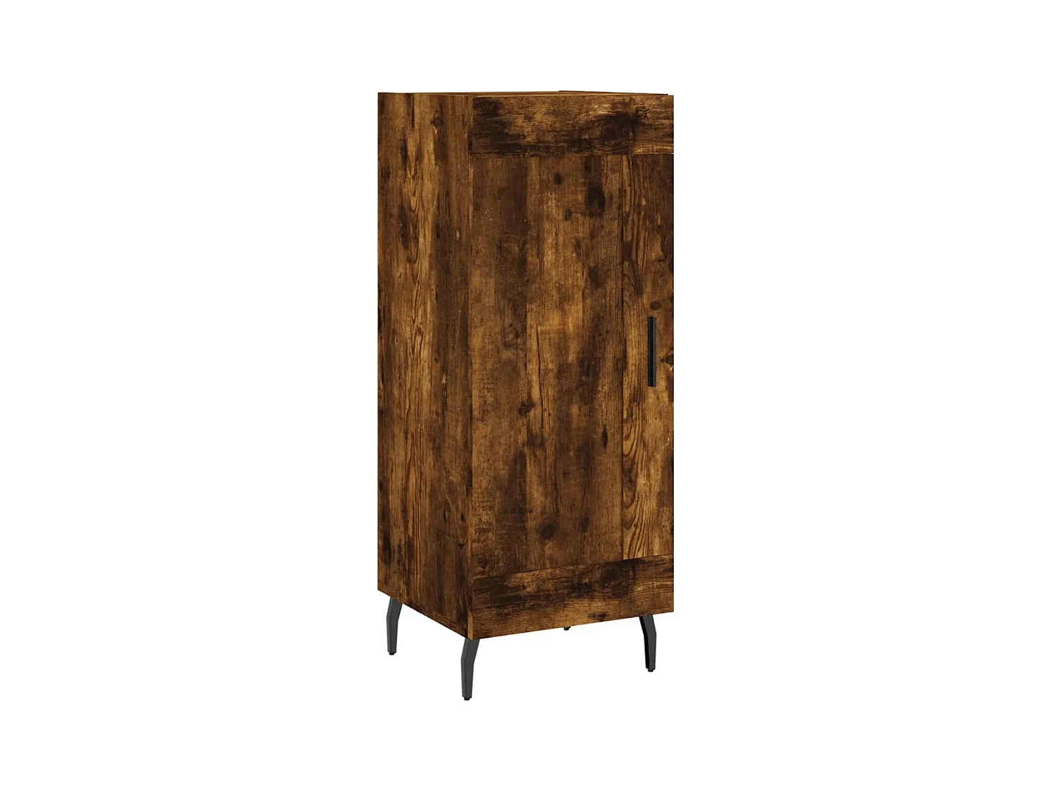 Buffet haut Chêne fumé 34,5x34x180 Bois d'ingénierie