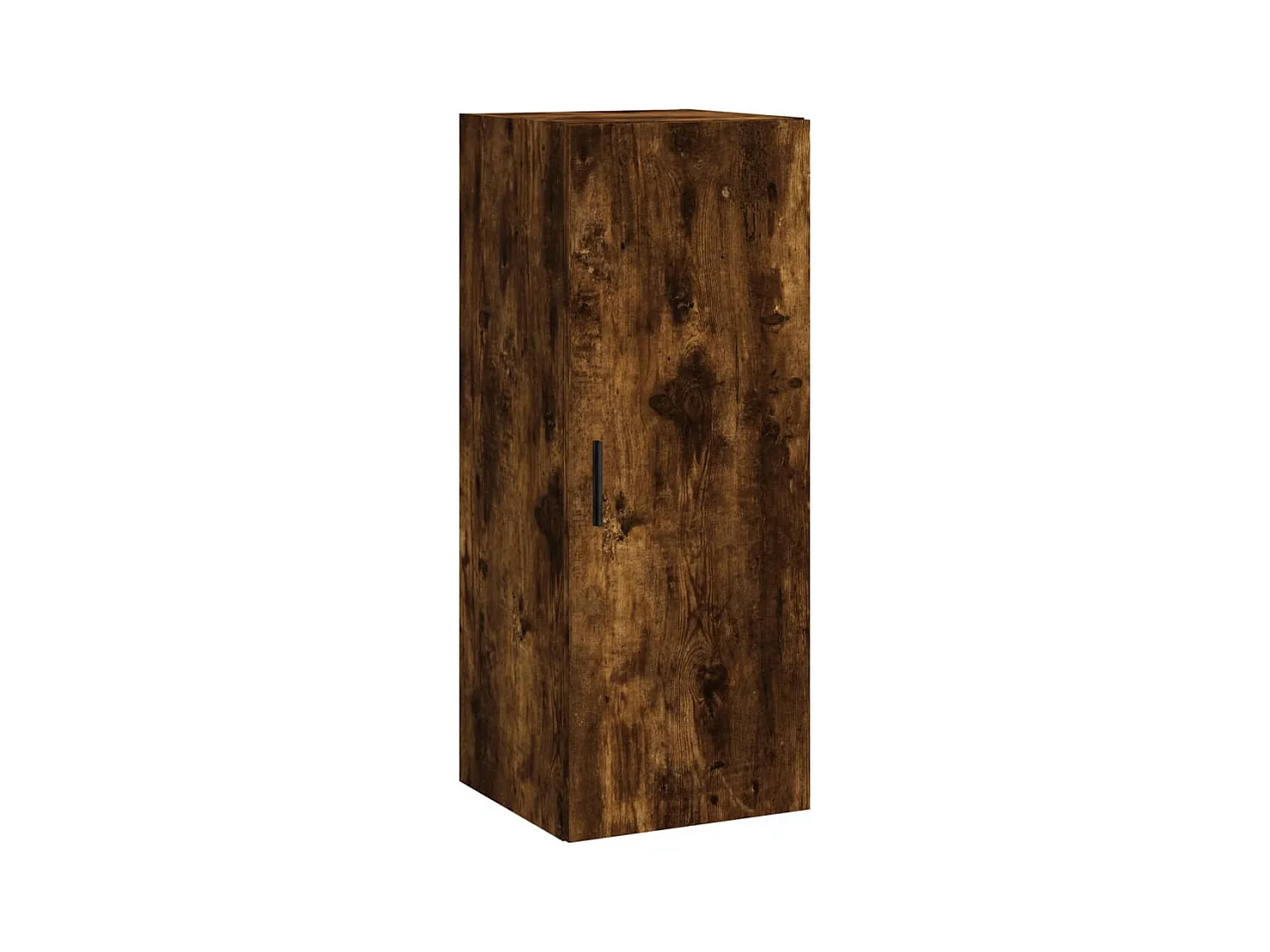 Buffet haut Chêne fumé 34,5x34x180 Bois d'ingénierie