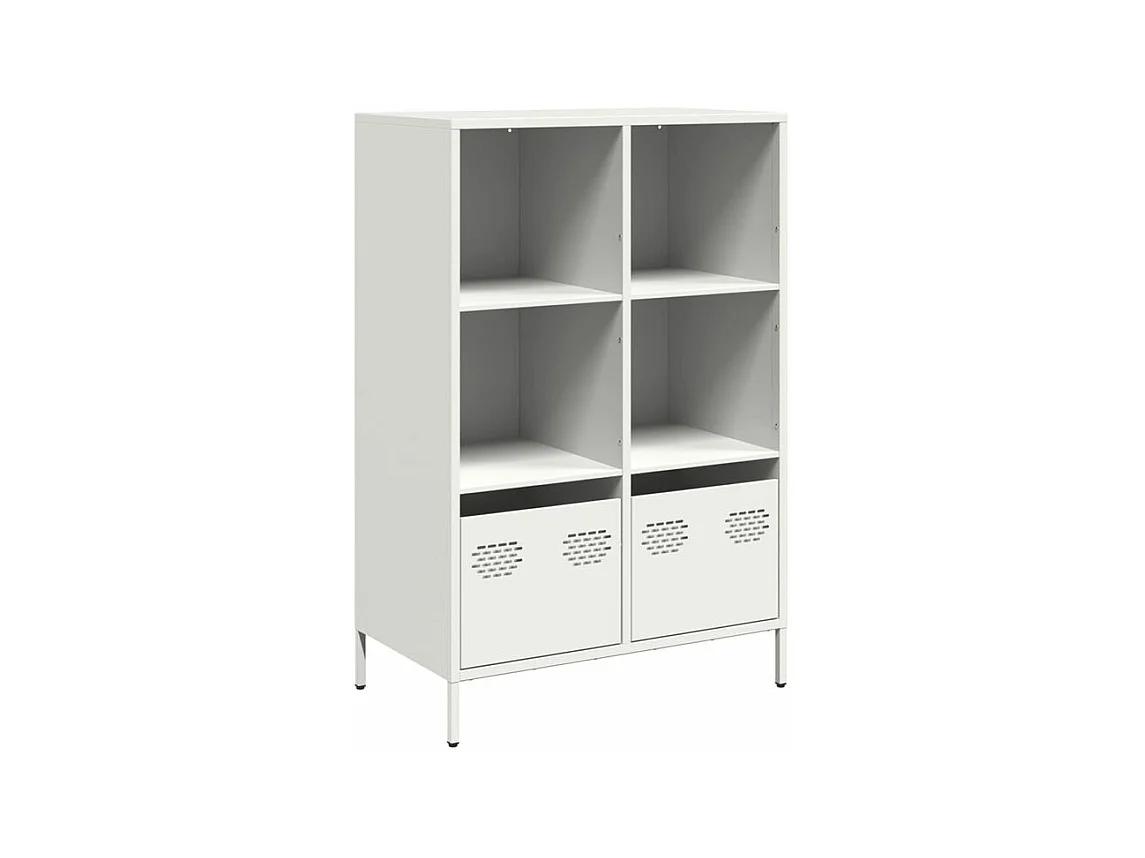 Buffet haut blanc 68x39x103,5 acier