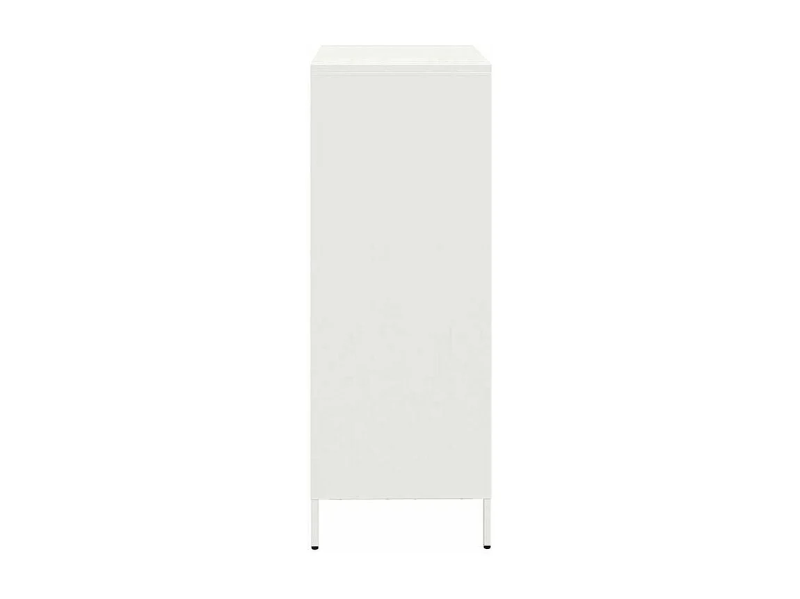 Buffet haut blanc 68x39x103,5 acier