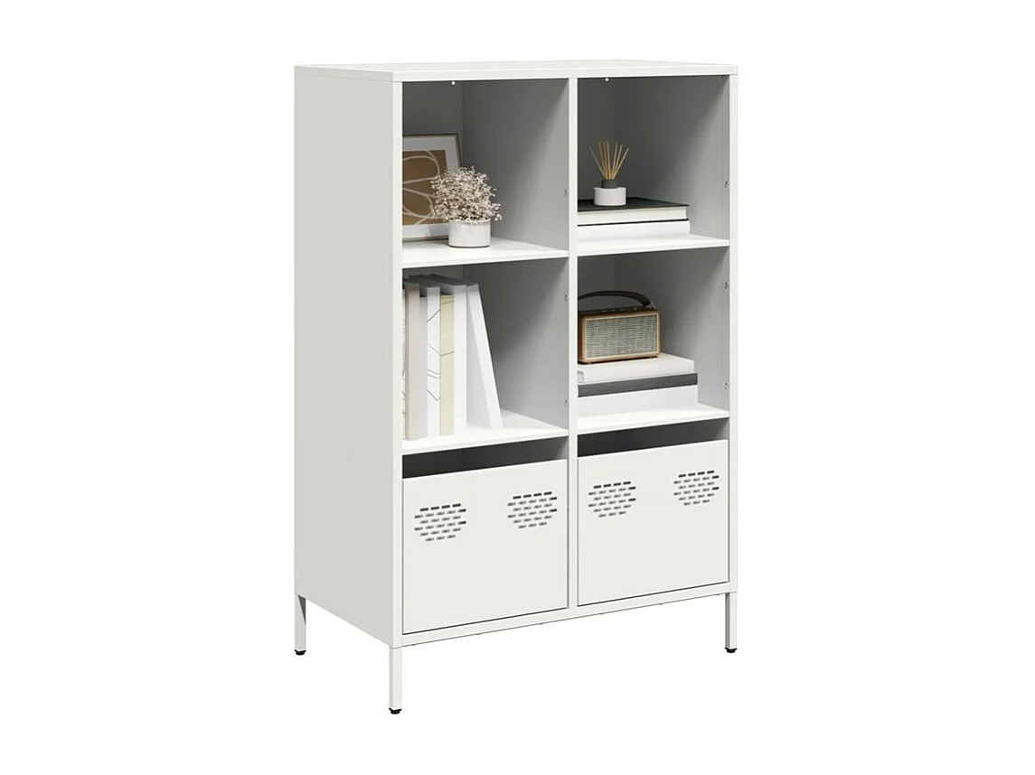 Buffet haut blanc 68x39x103,5 acier