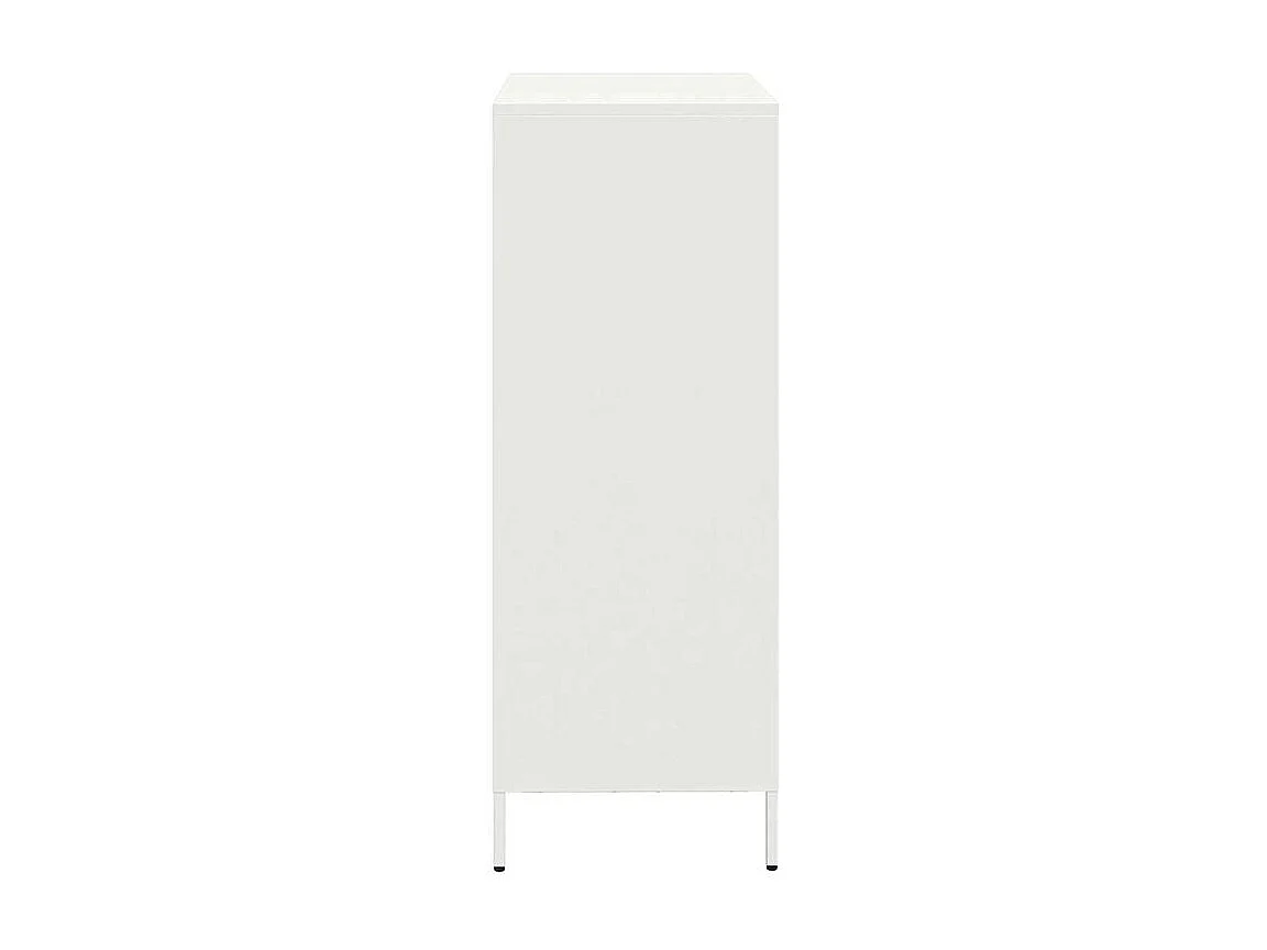 Buffet haut blanc 68x39x103,5 acier