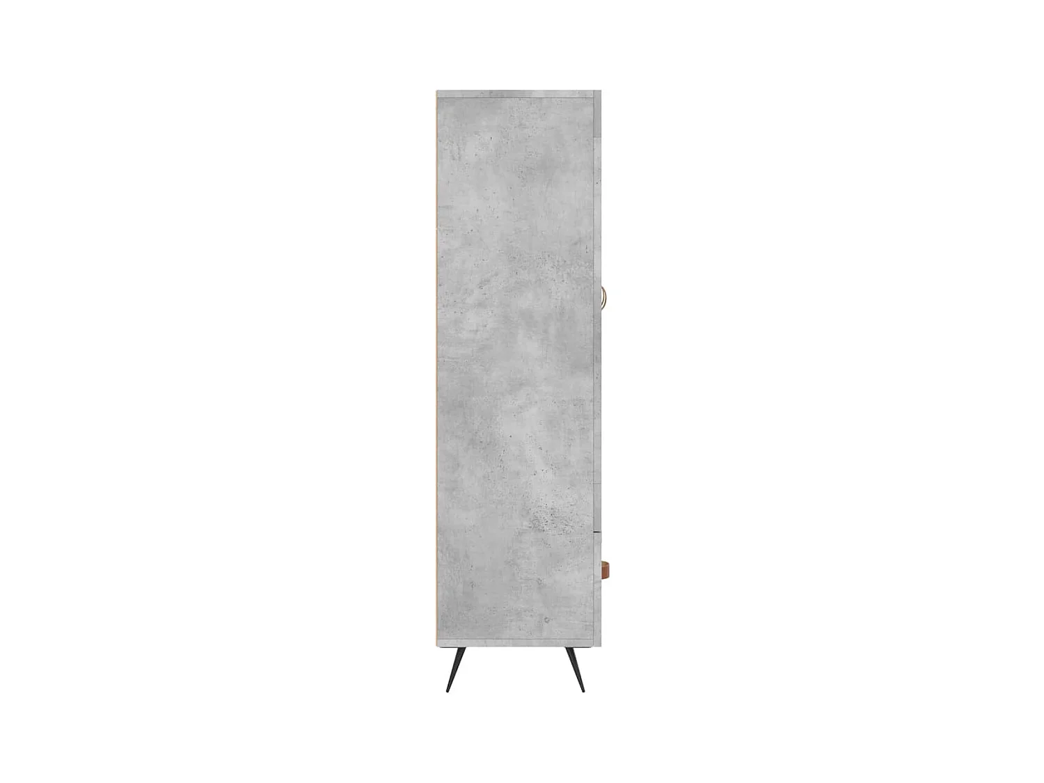 Buffet haut gris béton 69,5x31x115 bois d'ingénierie