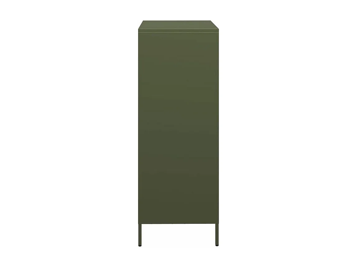 Buffet haut vert olive 68x39x103,5 acier