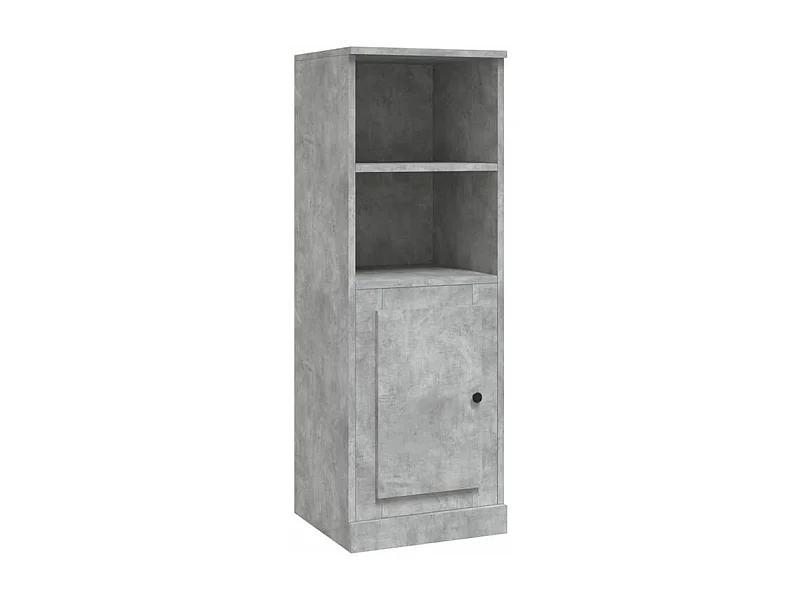 Buffet haut gris béton 36x35,5x103,5 bois d'ingénierie